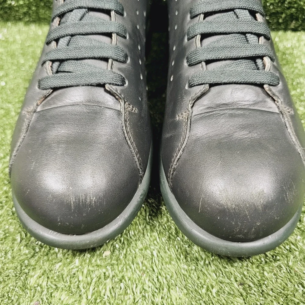 Camper Pelotas Dark Green Leather Casual Comfort Sneakers Womens US 7.5 8‎ EU 38